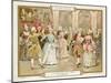 Costume in 1700: Dancing the Minuet-null-Mounted Giclee Print