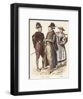 Costume, Italian Students-null-Framed Art Print