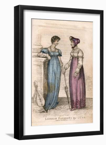 Costume, June 1814-null-Framed Art Print