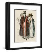 Costume, Men Late 1820S-null-Framed Art Print