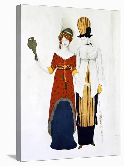 Costume Moderne, 1910-Leon Bakst-Stretched Canvas