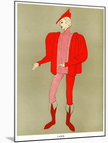 Costume of 1455, Early to Mid 20th Century-null-Mounted Giclee Print