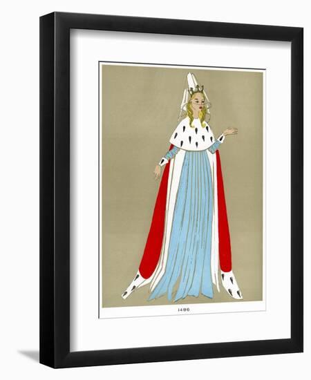 Costume of 1486, Early to Mid 20th Century-null-Framed Giclee Print