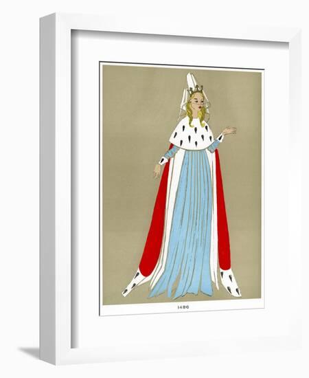 Costume of 1486, Early to Mid 20th Century-null-Framed Giclee Print