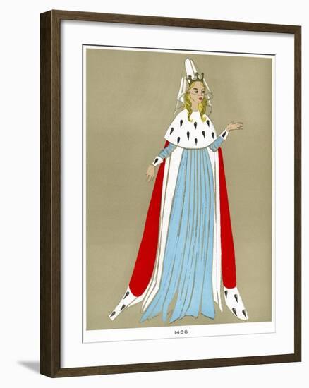 Costume of 1486, Early to Mid 20th Century-null-Framed Giclee Print