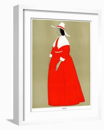 Costume of 1640, Early to Mid 20th Century-null-Framed Giclee Print