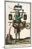 Costume of a Vinegar Seller-null-Mounted Giclee Print