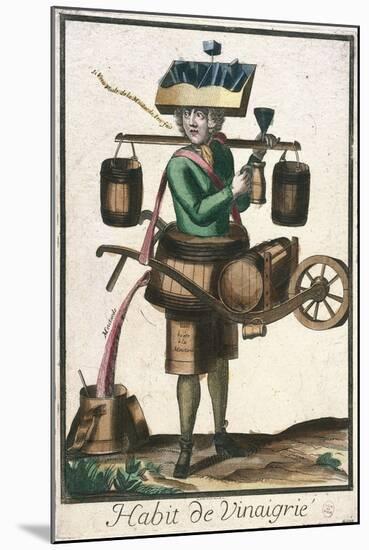 Costume of a Vinegar Seller-null-Mounted Giclee Print