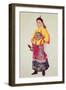 Costume of an Emperor, Late 18th Century-null-Framed Giclee Print