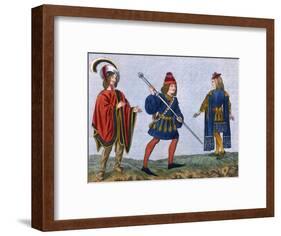 Costume of C15Th, Strutt-null-Framed Art Print