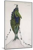 Costume Of'La Divinité Mineure ' for 'Narcisse', 1911 (Bodycolour and Graphite on White Wove Paper)-Leon Bakst-Mounted Giclee Print