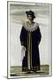 Costume of Pauliste from Viaggio Nell'Interno Del Brasile E Particolarmente Nei Distretti Dell'Oro-null-Mounted Giclee Print