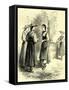 Costume of Swiss Girls Switzerland-null-Framed Stretched Canvas