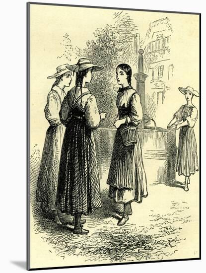 Costume of Swiss Girls Switzerland-null-Mounted Giclee Print