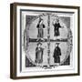 Costume of the Four Seasons of the Year-null-Framed Giclee Print