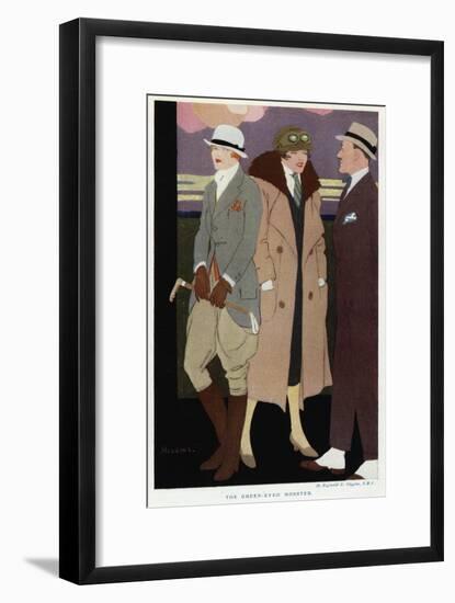Costume, Out and Away 1919-null-Framed Art Print