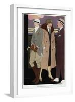 Costume, Out and Away 1919-null-Framed Art Print