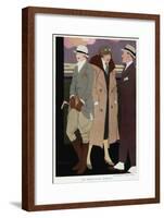 Costume, Out and Away 1919-null-Framed Art Print