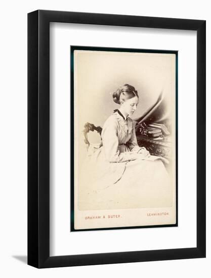 Costume Photo 1870-null-Framed Photographic Print