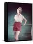 Costume, Red Shorts-Charles Woof-Framed Stretched Canvas