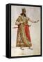 Costume Sketch by Filippo Peroni for the Role of an Old Member of the Chorus in the Opera Nabucco-Giuseppe Verdi-Framed Stretched Canvas