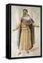 Costume Sketch by Filippo Peroni for the Role of an Old Member of the Chorus in the Opera Nabucco-Giuseppe Verdi-Framed Stretched Canvas