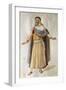 Costume Sketch by Filippo Peroni for the Role of an Old Member of the Chorus in the Opera Nabucco-Giuseppe Verdi-Framed Giclee Print