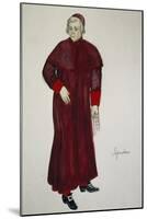 Costume Sketch by G Metelli for Role of Sexton in Opera Tosca-Giacomo Puccini-Mounted Giclee Print