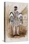 Costume Sketch by Lepic for Role of Count of Monterone in Premiere of Opera Rigoletto-Giuseppe Verdi-Stretched Canvas