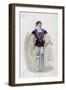 Costume Sketch by Lepic for Role of Duke of Mantua in Premiere of Opera Rigoletto-Giuseppe Verdi-Framed Giclee Print