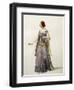 Costume Sketch for Adele in Il Pirata-null-Framed Giclee Print
