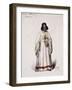 Costume Sketch for Ethiopian Prisoner-Auguste Mariette-Framed Giclee Print