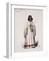 Costume Sketch for Ethiopian Prisoner-Auguste Mariette-Framed Giclee Print