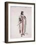 Costume Sketch for Ethiopian Prisoner-Auguste Mariette-Framed Giclee Print