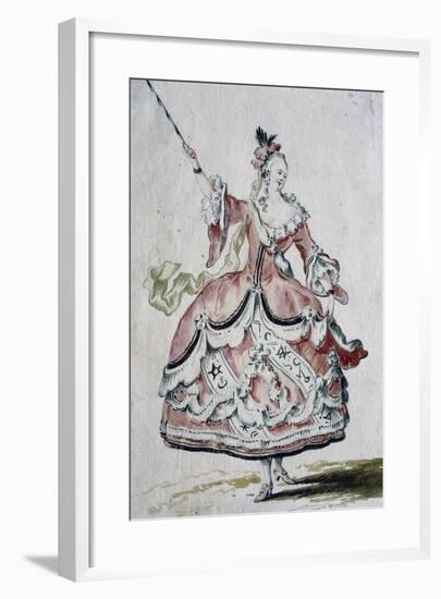 Costume Sketch for Performance of Armida-Franz Joseph Haydn-Framed Giclee Print