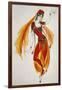 Costume Sketch for Persian Dancer in Opera Luisa Miller, 1849-Giuseppe Verdi-Framed Giclee Print