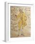 Costume Sketch for Role of Edmondo in Premiere of Opera Manon Lescaut-Giacomo Puccini-Framed Giclee Print