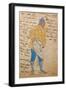 Costume Sketch for Role of Innkeeper in Premiere of Opera Manon Lescaut-Giacomo Puccini-Framed Giclee Print