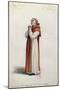 Costume Sketch for Role of Monk for Premiere of Opera Don Carlos-Giuseppe Verdi-Mounted Giclee Print