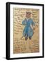 Costume Sketch for Role of Student Member of Chorus in Premiere of Opera Manon Lescaut-Giacomo Puccini-Framed Giclee Print