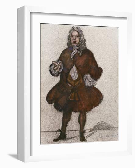 Costume Sketch-Maxime Dethomas-Framed Giclee Print