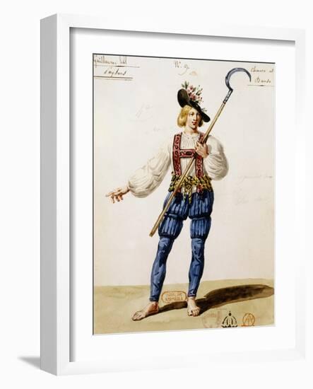 Costume Sketch-Hippolyte Lecomte-Framed Giclee Print