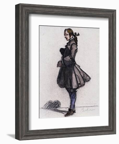 Costume Sketch-Maxime Dethomas-Framed Giclee Print