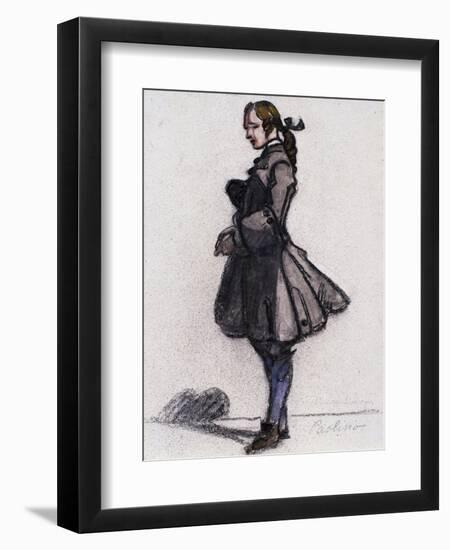 Costume Sketch-Maxime Dethomas-Framed Giclee Print