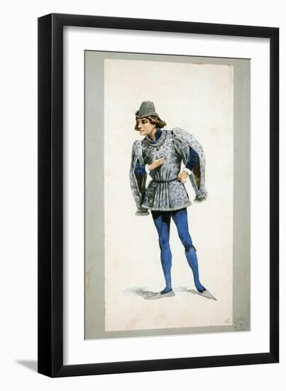 Costume Sketch-Adolfo Hohenstein-Framed Giclee Print