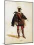 Costume Sketch-Filippo Peroni-Mounted Giclee Print