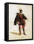 Costume Sketch-Filippo Peroni-Framed Stretched Canvas