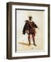 Costume Sketch-Filippo Peroni-Framed Giclee Print