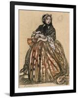 Costume Sketch-Maxime Dethomas-Framed Giclee Print