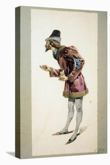 Costume Sketch-Adolfo Hohenstein-Stretched Canvas